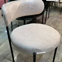 صندلی غذاخوری/مناسب کافی شاپ ثابت تدی کوتاه (سفید)