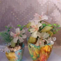 گلهای کریستالی خودم ساز