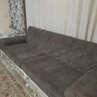 مبل ۷ نفره با میز استیل