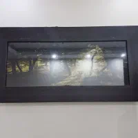 تابلو چوبی چراغدار