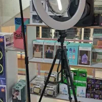 رینگ لایت میکروفون سه پایه