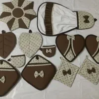 خانم شهری دوخت سرویس نوزادوسرویس آشپزخانه