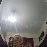 اینه بیضی پایه دار
