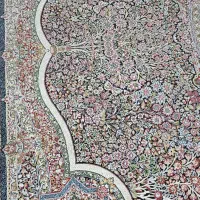 فرش ۶ متری ماشینی ابریشم دستباف گونه