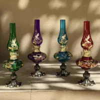 چراغ نفتی پایه بلند