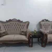 مبلمان نیمه استیل با چوب