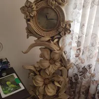 ساعت ایستاده طرح گل