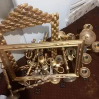 لوسترهاو کارکرده وآینه وشمدان های کارکرده