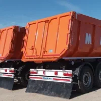 تریلی کمپرسی سه محور دستگاه نورمک