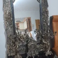 آیینه و شمع دان و کنسول