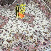 فرش جفت۶متر کریمیقلم۳۰رج درحدنو(اقساطبدون بهره)