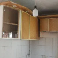 سه متر کابینت فلزی زمینی و هوایی با سینک و سنگ