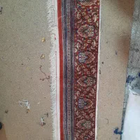 فرش نیمه کاره ابریشم بریده شده