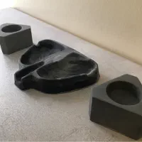 زیر سیگاری مینیمال بتنی مناسب هدیه