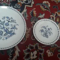 دیس شیرینی خوری و ۶ عدد پیشدستی چینی