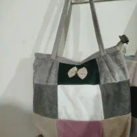 کیف سایز بزرگ مخمل