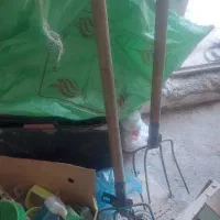 چهار شاخ برای کاه.و شلنگ خرطومی و لوله پلی اتیلن