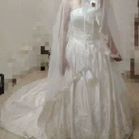 لباس عروس دکلته خارجی