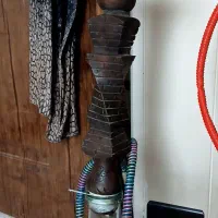 قلیان تنه چوبی