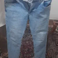 شلوار لی آبی