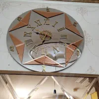 ساعت دیواری آینه ای