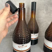 بطری اب شیشه ای درب پیچی