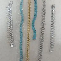 دستبند /گردنبند/نگین دار / فول نگین