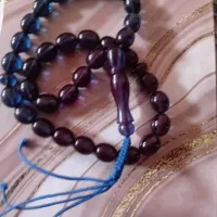 تسبیح سندلوس زیبا آبی نفتی