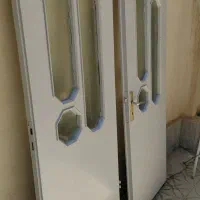 درب چوبی دولنگه