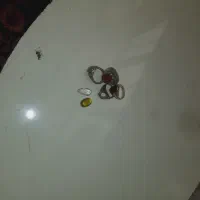 انگشتر وسنگین لعل والماس