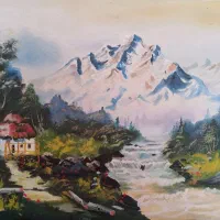 ۱۰ عدد تابلوی نقاشی رنگ‌روغن ۳۰×۴۰