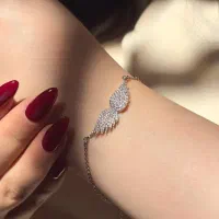 دستبند نقره بال پروانه baklet امکان پرداخت قسطی310