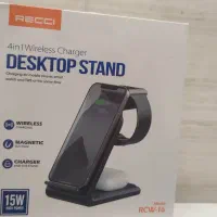 شارژر بی سیم رومیزی مغناطیسی15w