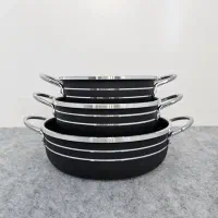 سرویس سه تابه متوسط دسته فلزی آپادانا(تک و تعداد)