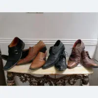 فروش تعدادی کفش چرم