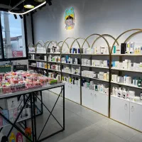 فروشنده خانم برای کانتر آرایشی رویامین