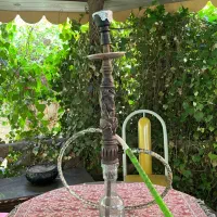 قلیون پایه چوب جنس خوب