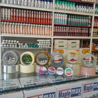 چسب نواری پهن کریستال شیشه‌ای برق دو طرفه برزنتی