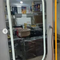 پخش آینه نوردار آرایشگاهی بک لایت دفرمه