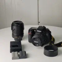 دوربین nikon d7500 لنز۱۸-۱۴۰ kit و لنزفکس 50 f 1.8