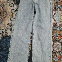 شلوار نیم بگ جین اصلی زنانه