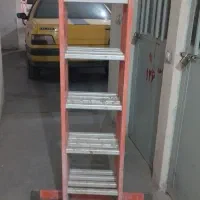 نردبان تاشو شش متری الومینیوم