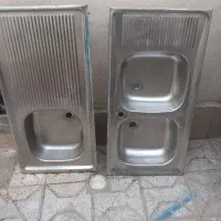 ۲ عدد سینک ۱ متری روکار