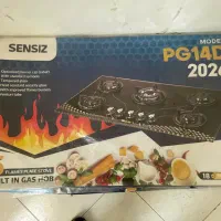 گاز روکار شیشه ای ۵ شعله