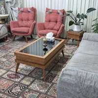 مبل ۸نفره تخت شو همراه میز عسلی
