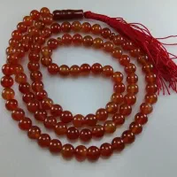 تسبیح عقیق سرخ یمنی درجه یک با شناسنامه