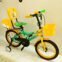 دو عدد دوچرخه 16 زرد و آبی  درحد نو