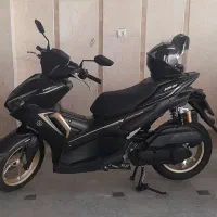 یاماها ۱۵۵ آیروکس مشکی شال طلایی مدل ۱۴۰۱