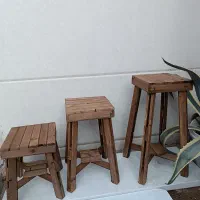 پایه چوبی مناسب برای گل و گیاه