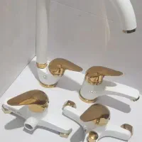 شیرالات مدل سفید طلای